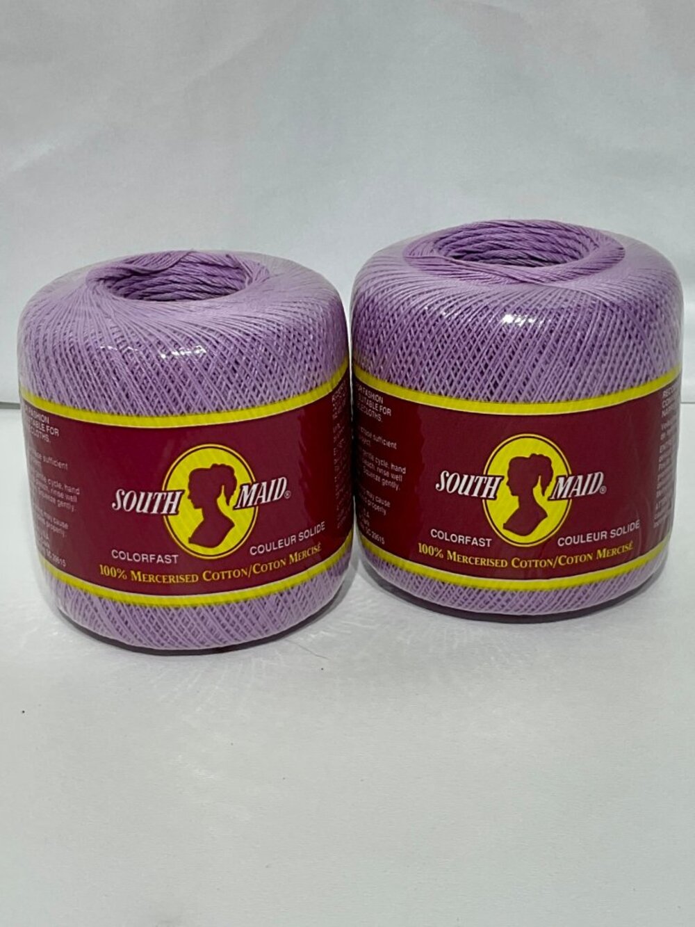South Maid Wood Violet Crochet Thread Bundle of 2 Unopened NWT